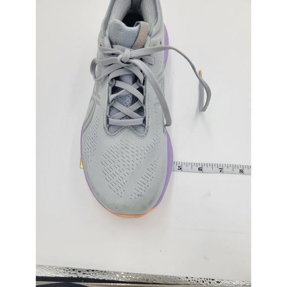 Asics Gel-Nimbus 25 Womens Gray Purple Athletic Running Shoes Sneakers Sz 8 - Picture 15 of 15